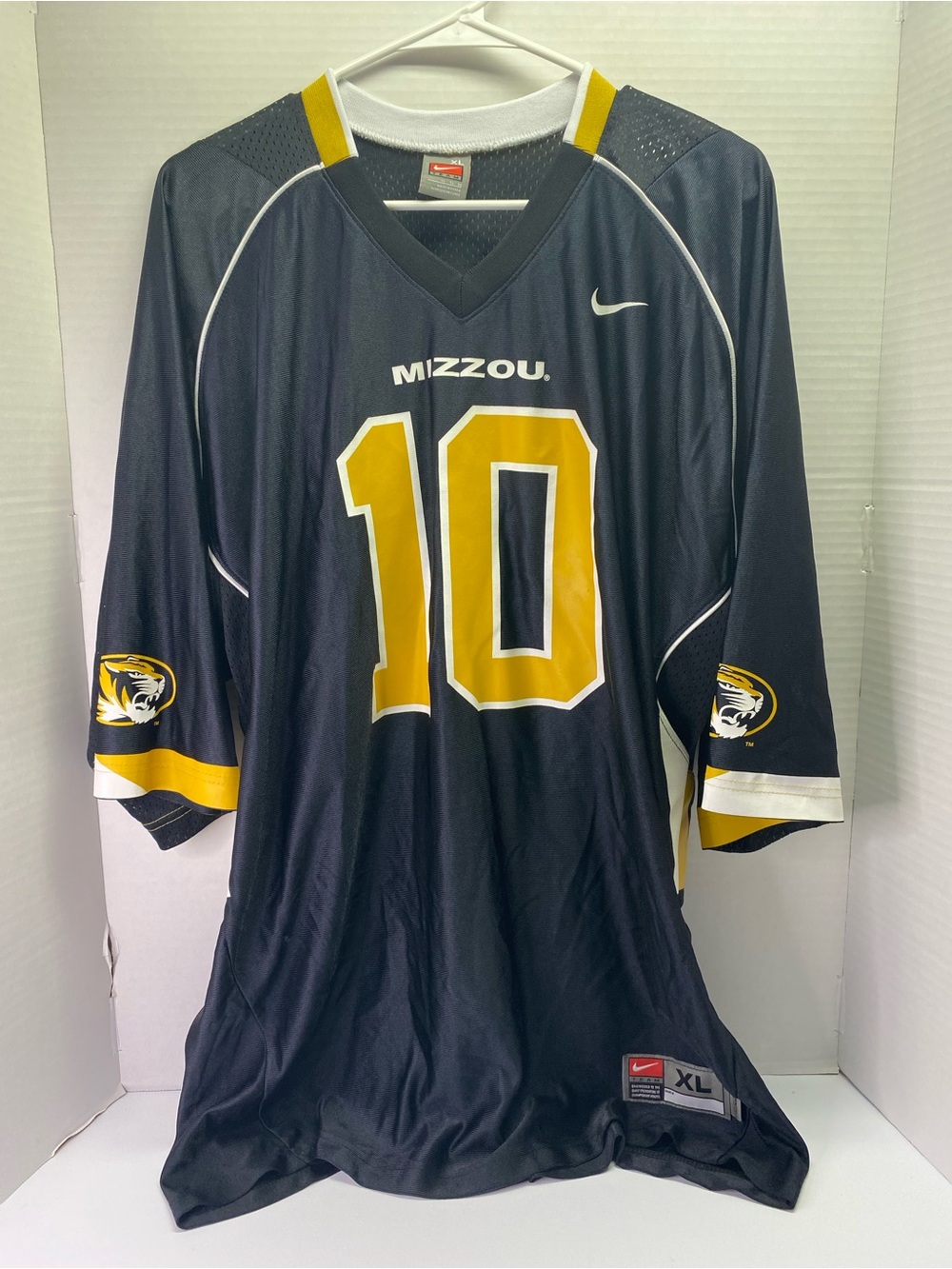 Nike Black University of Missouri football jersey